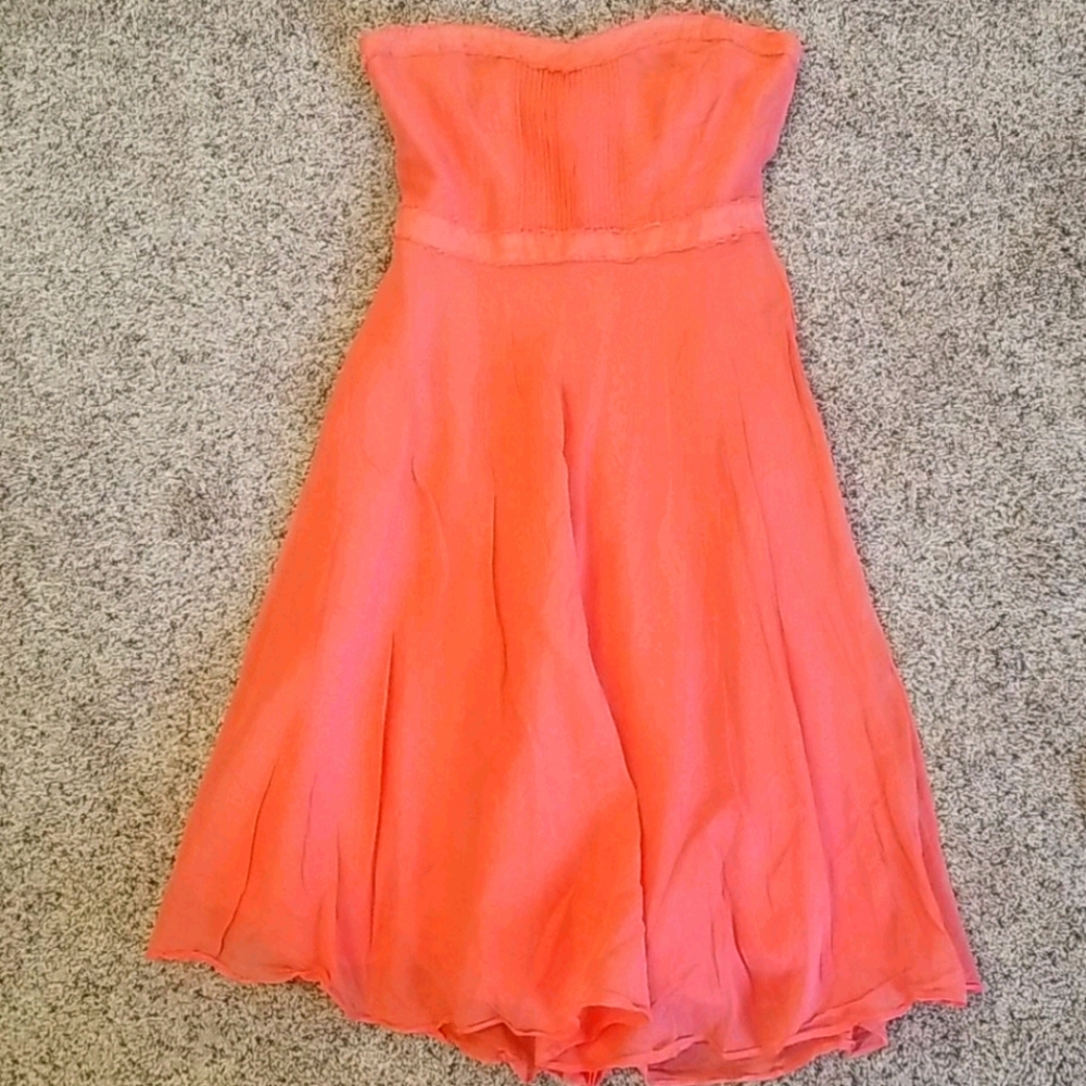 J Crew strapless spring/summer dress